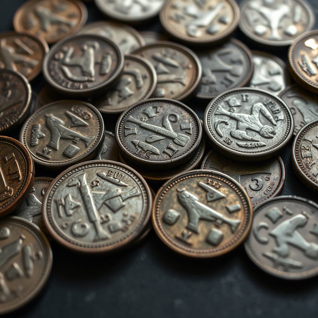 Coin Wear as a Proxy for Velocity of Money